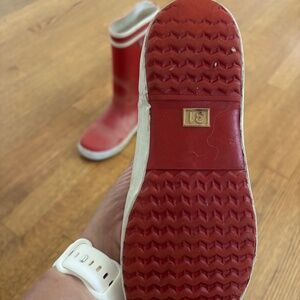 Aigle red rain boots - size 31 (FR) US 13